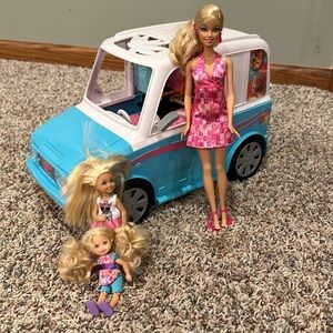 Barbie RV and Dolls